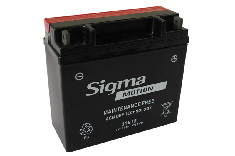  ΜΠΑΤΑΡΙΑ MOTO 12V 18Ah AGM SIGMA MOTION 